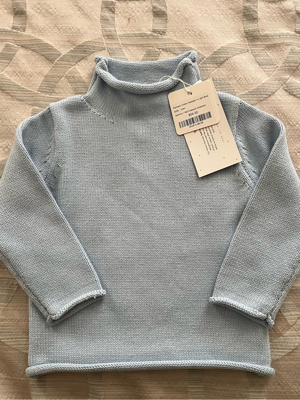 Sammy & Nat Classic Roll-neck Sweater 3-6 mo
